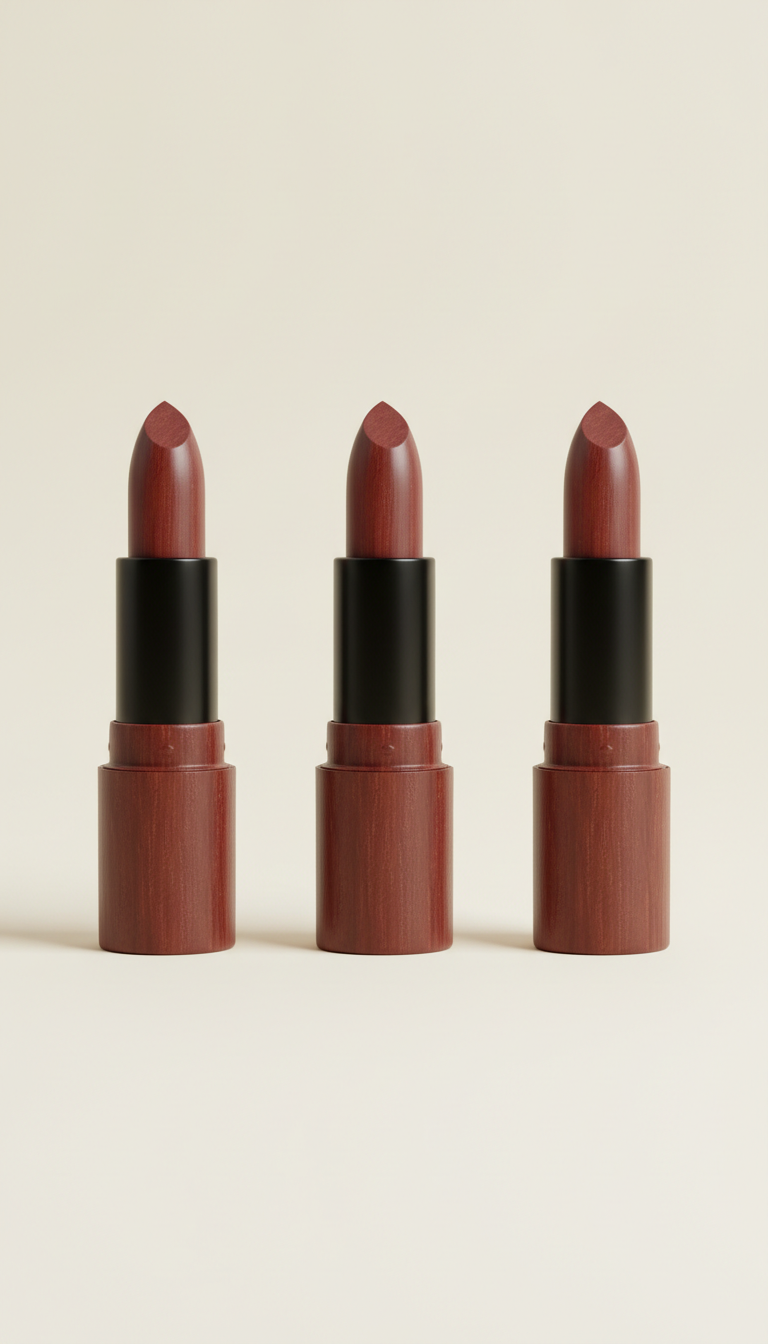 Minimalist Rosewood Satin Lipstick
